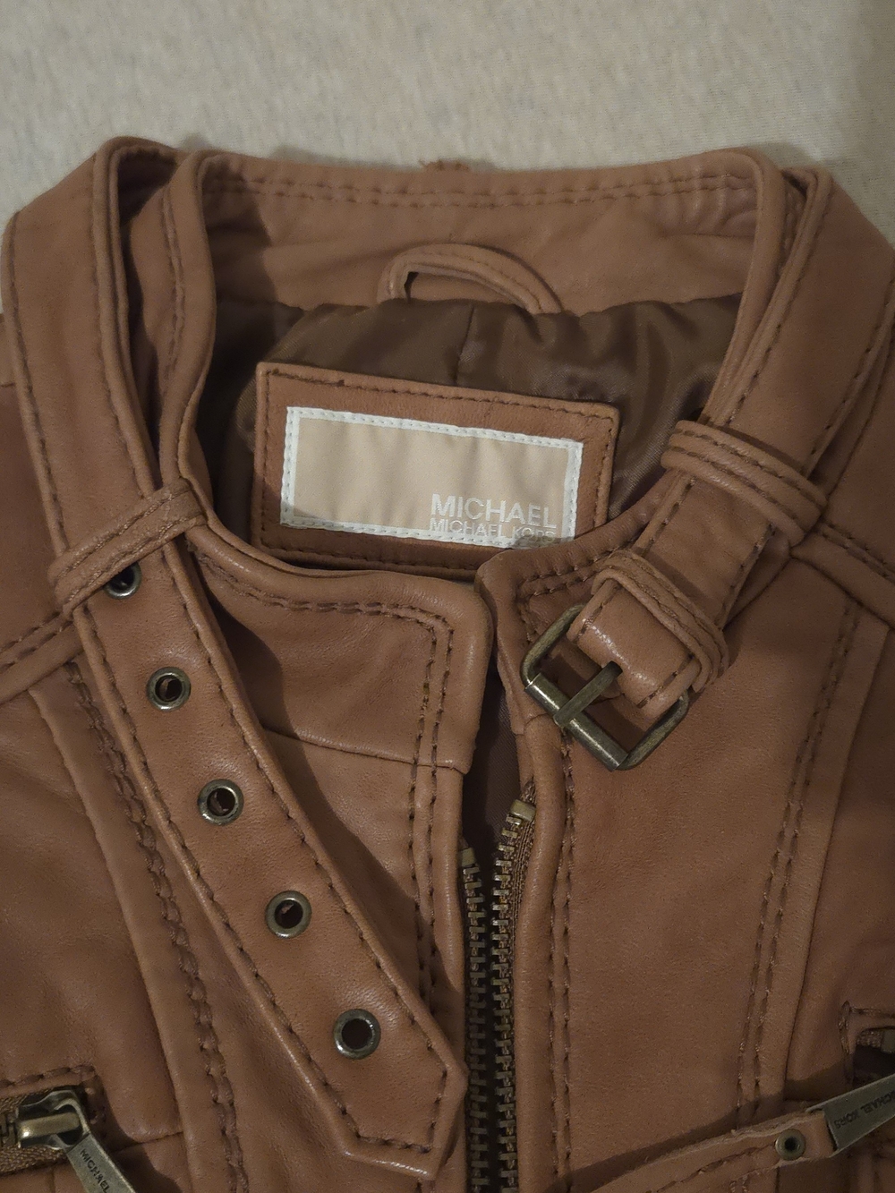 Michael Kors Leather Jacket - Picture 10 of 13